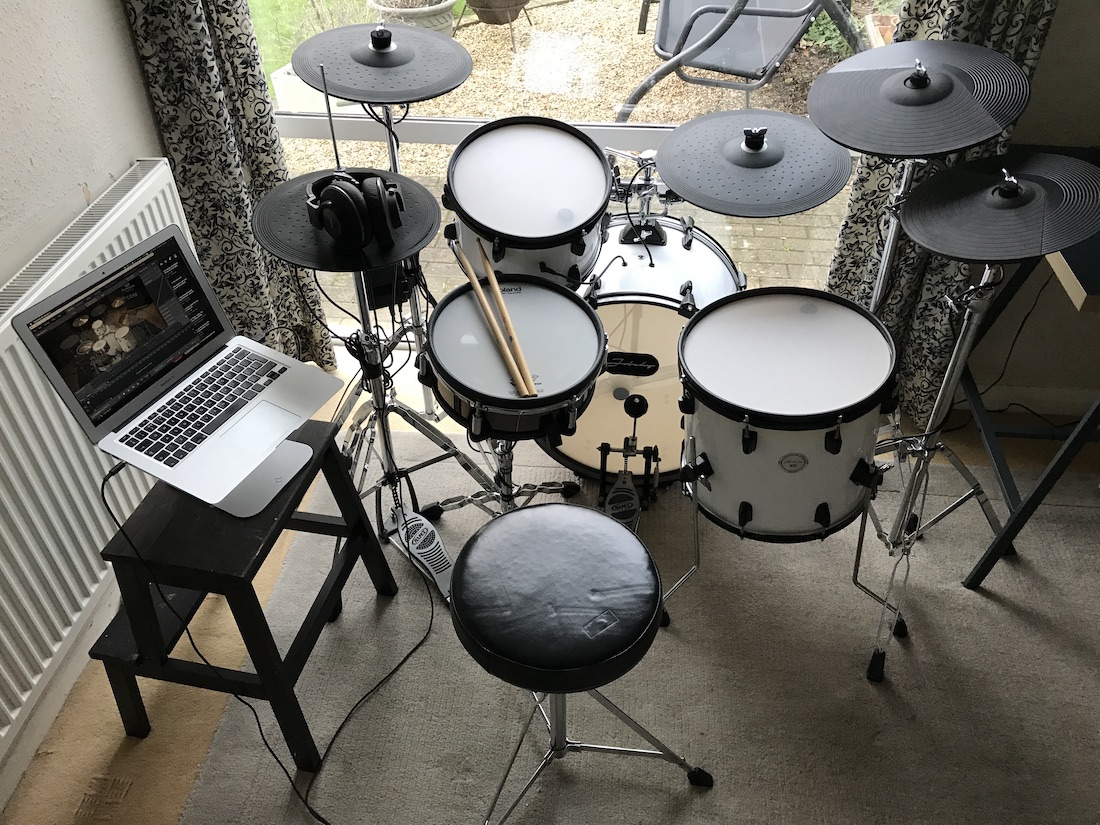 Image of my e-drum kit
